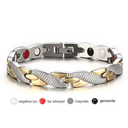 Dragon Pattern Magnetic Therapy Bracelet – Power Healing Magnet Bangle for Men & Women
