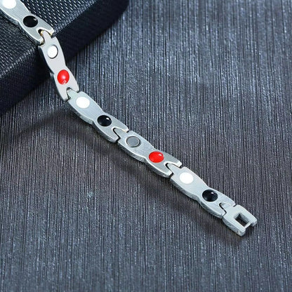 Dragon Pattern Magnetic Therapy Bracelet  Power Healing Magnet Bangle For Men  Women 3