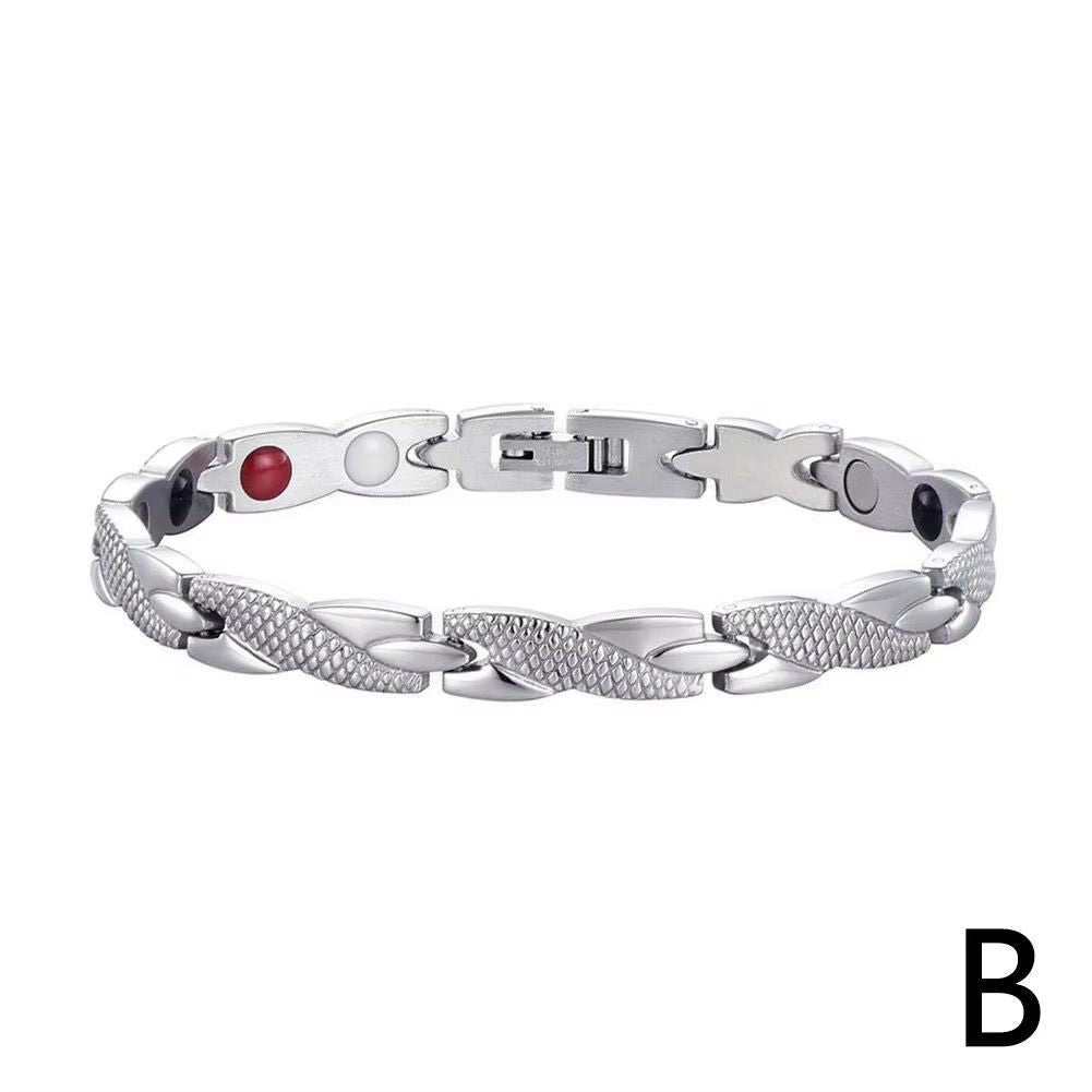 Dragon Pattern Magnetic Therapy Bracelet  Power Healing Magnet Bangle For Men  Women 7