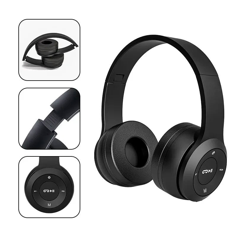 Folding Wireless Sports Headset, Stereo P47 Bluetooth 5.0 Game Headset