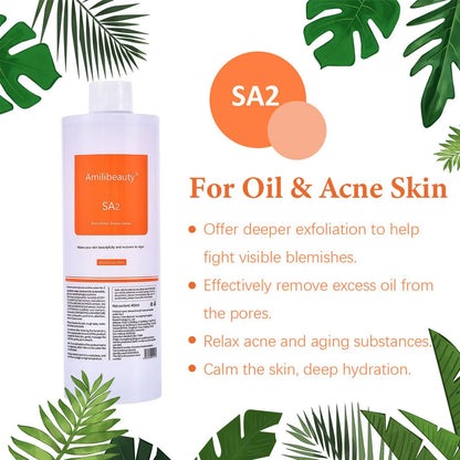 1200ML Hydra Liquid Face Serum Set 3pcs  Aqua Peel Solution AS1 SA2 AO3 For Beauty Machine Deep Ski 4