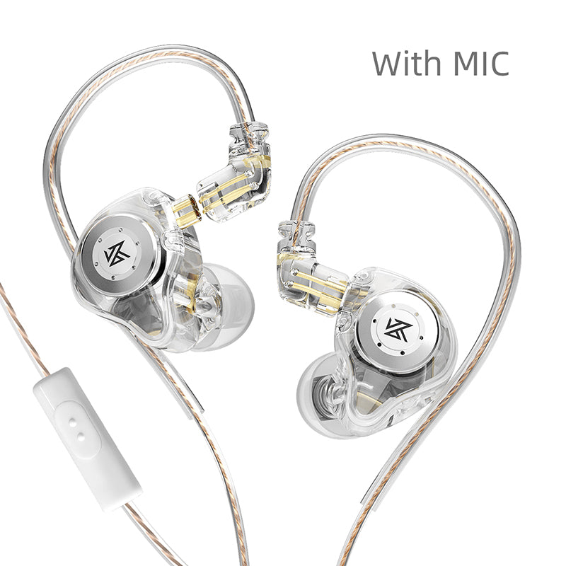 Wired Bass Stereo Game Earphones Dynamic In Ear Monitor HiFi Music Headset Noise Cancelling Earplug 8