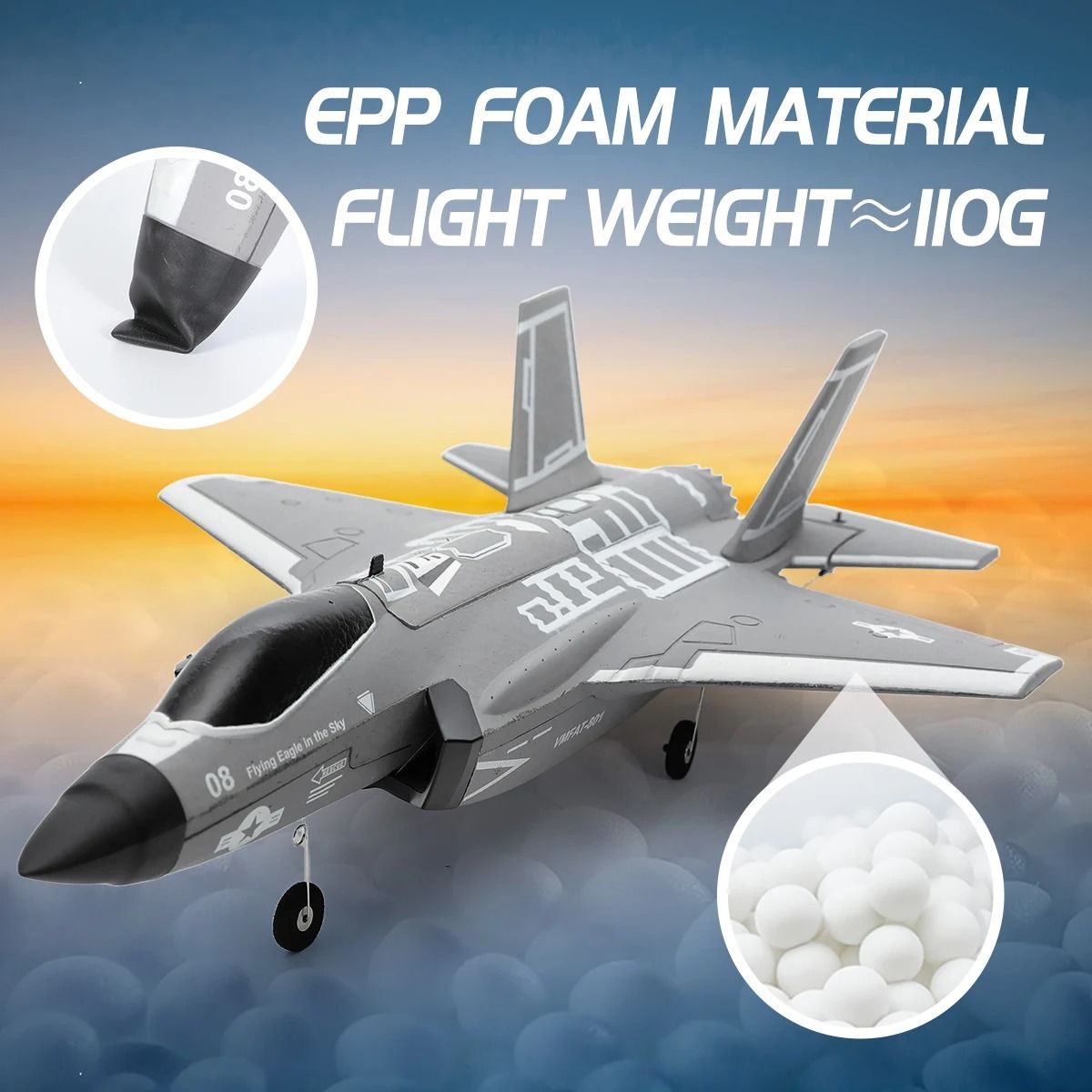 FX9635 Four Channel RC Fighter Jet 4