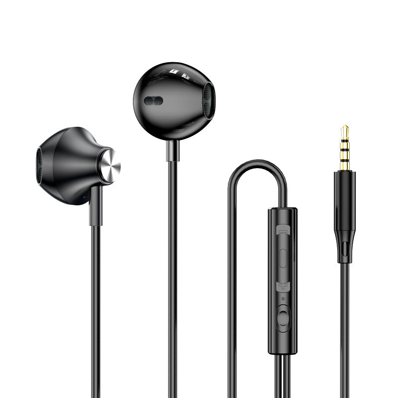 Wired Earplugs for Galaxy, HiFi Surround Sound In-ear, USB Type C 3.5mm Wire Control