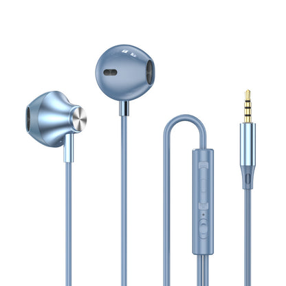 Wired Earplugs for Galaxy, HiFi Surround Sound In-ear, USB Type C 3.5mm Wire Control