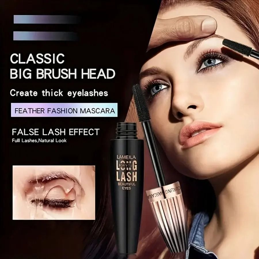 Waterproof 4D Mascara Thick Long Smudge Proof 2