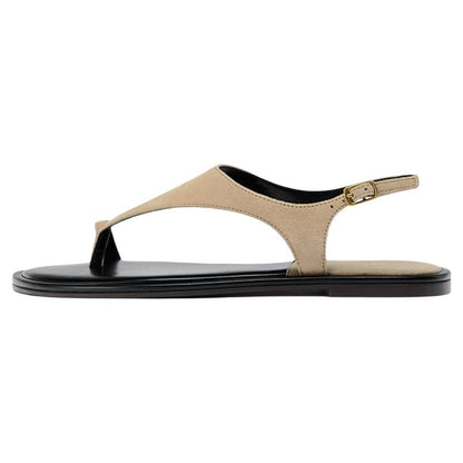 Womens Vintage Flat Toe Herringside Sandals, Rome Style Summer Holiday Sandals & Outdoor Slippers