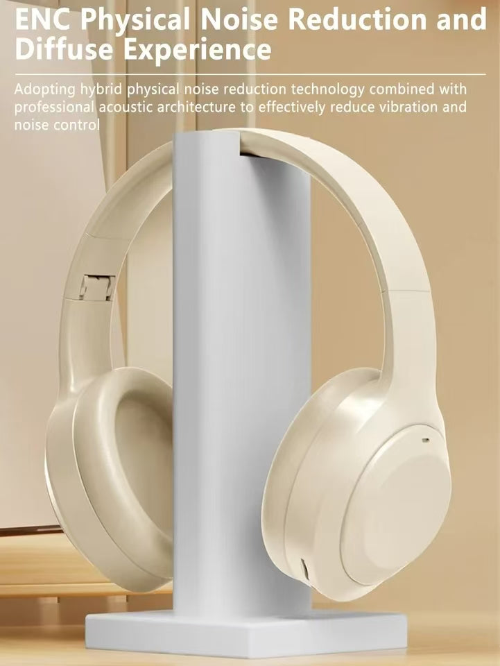 Over Ear HIFI Stereo Headsets, Wireless Bluetooth 5.3 Headphones, True Sport Gamer Earphone, TF AUX Music Player with HD