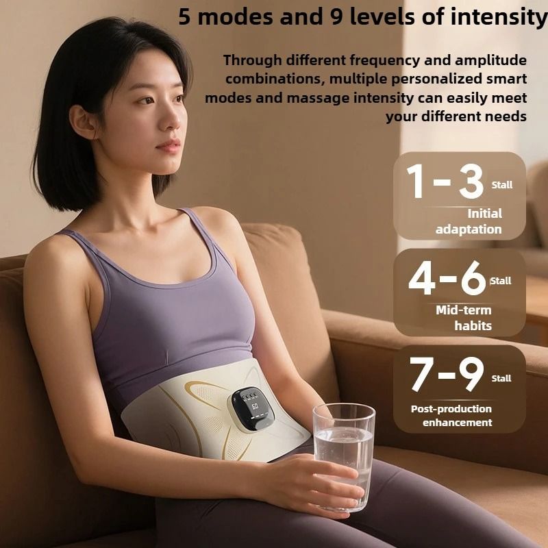 Cordless Heated EMS Massage Belt For Waist 1