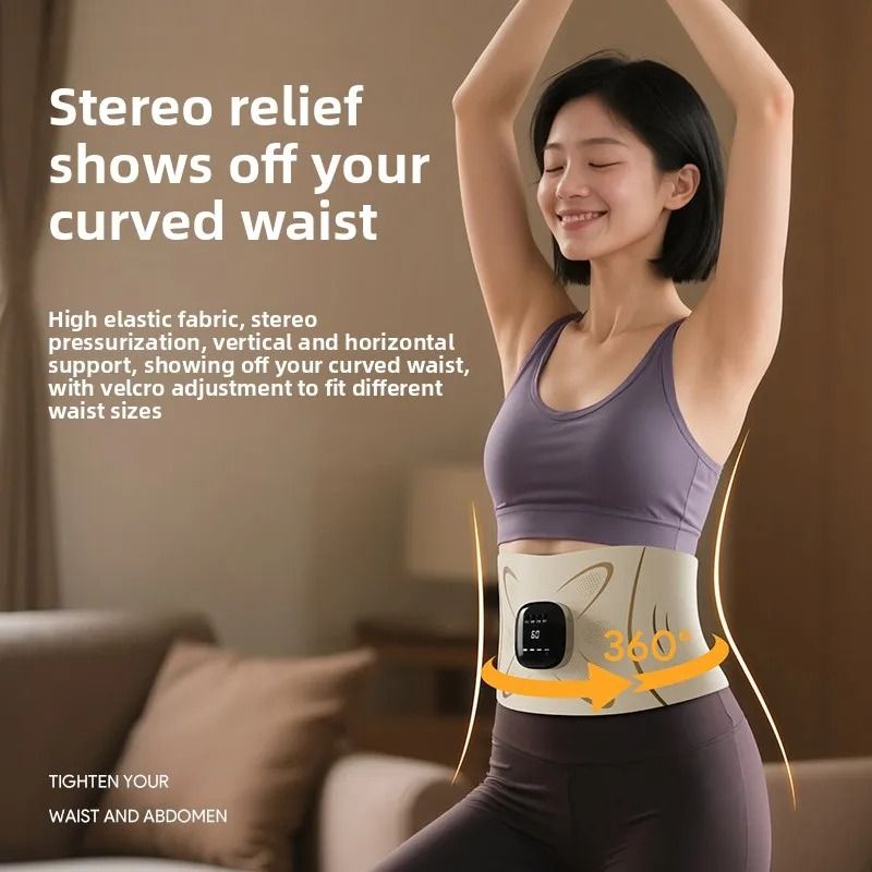 Cordless Heated EMS Massage Belt For Waist 3