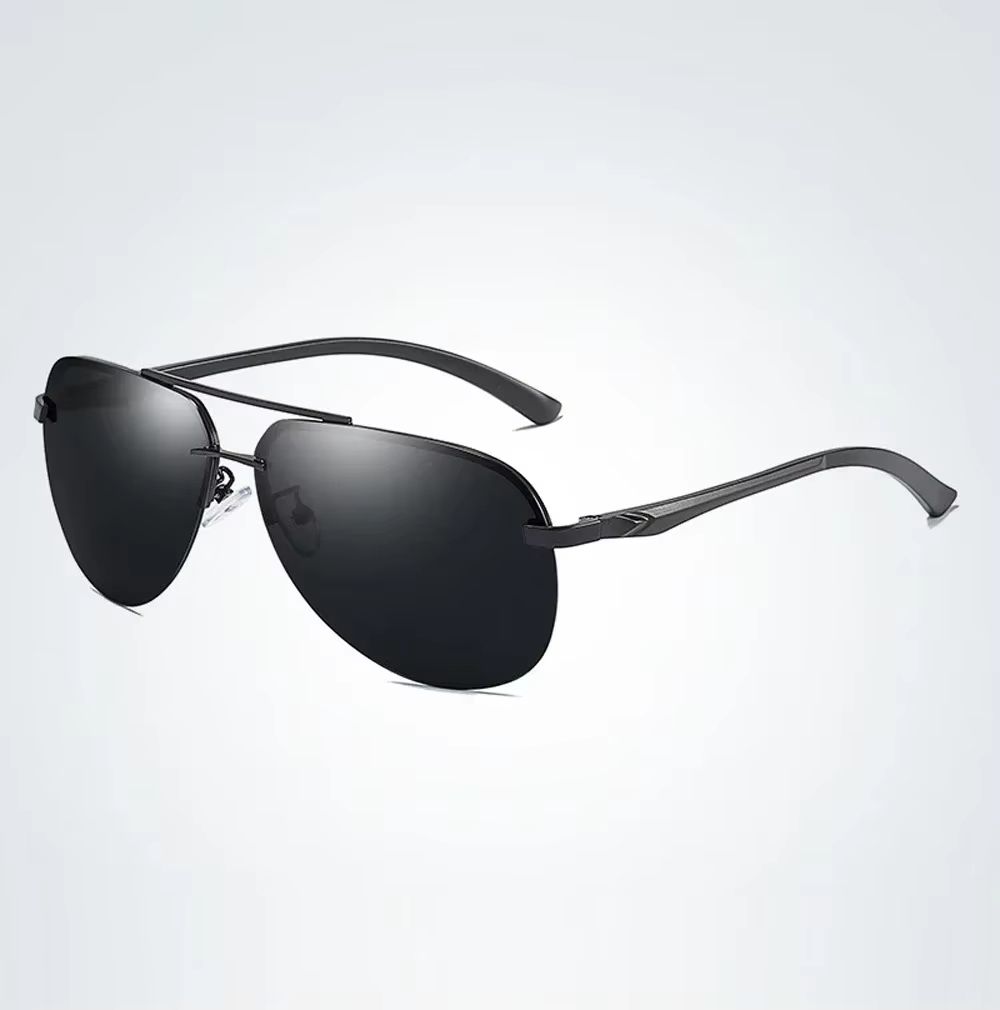 Classic Polarized Driving Sunglasses For Men  Women  Metal Frame Mirror Lens 7
