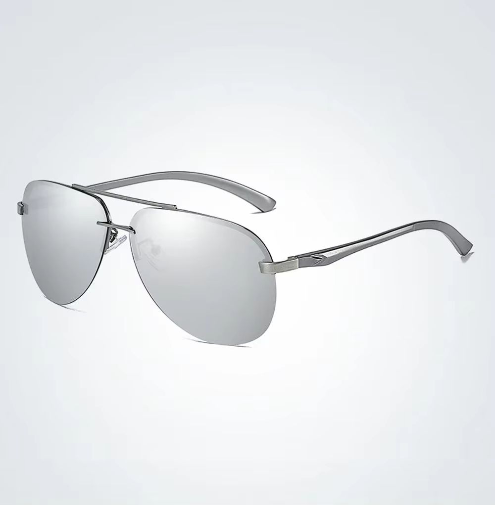 Classic Polarized Driving Sunglasses For Men  Women  Metal Frame Mirror Lens 8