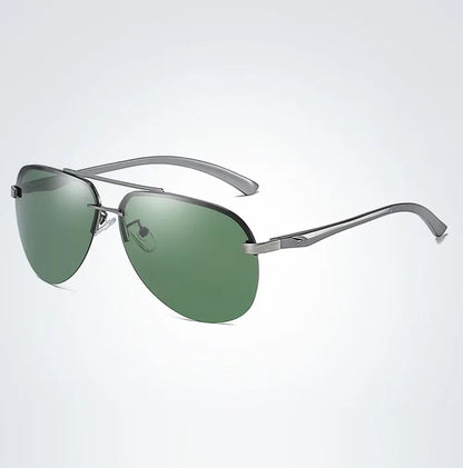 Classic Polarized Sunglasses For Men  Women  Driving Metal Frame Mirror Lens 5