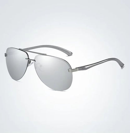 Classic Polarized Sunglasses For Men  Women  Driving Metal Frame Mirror Lens 7