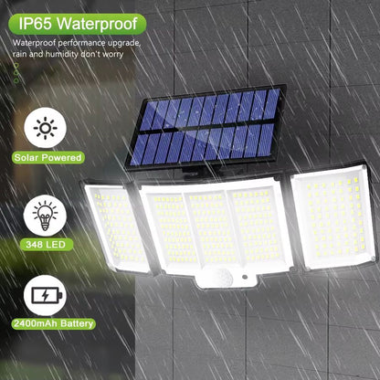 Super Bright Solar Outdoor Light  328348 LED Motion Sensor Waterproof 3 Modes For Garden  Wall 1