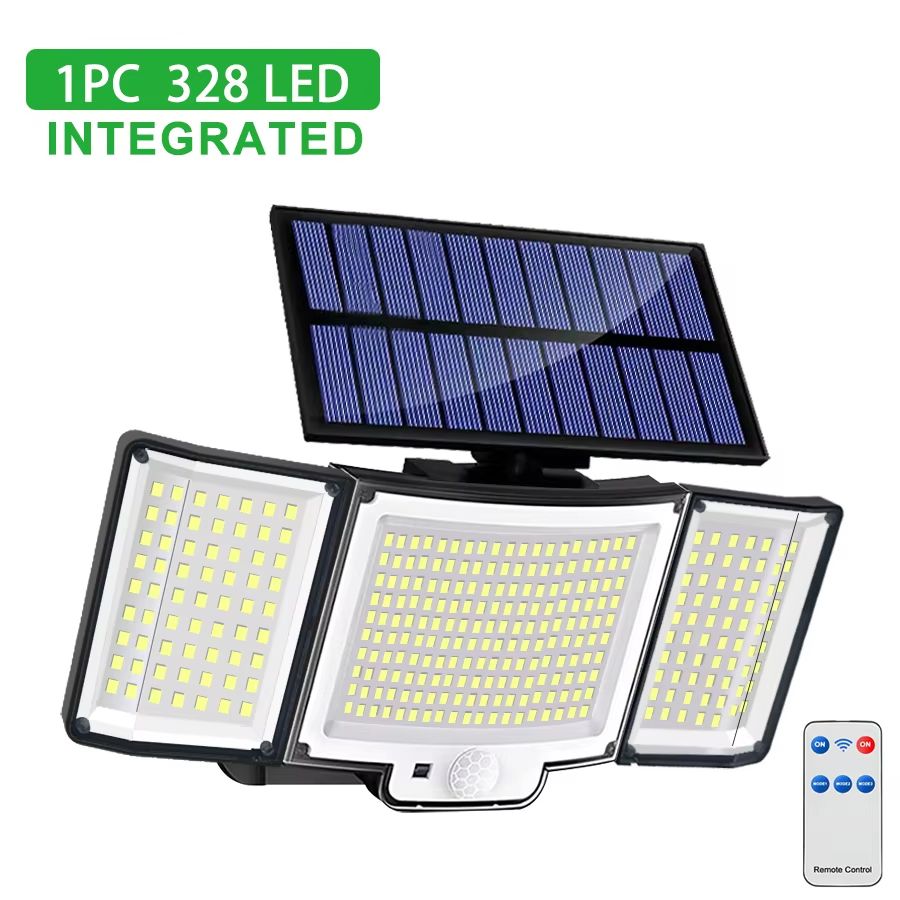 Super Bright Solar Outdoor Light  328348 LED Motion Sensor Waterproof 3 Modes For Garden  Wall 7
