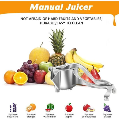 Manual Citrus Juicer Heavy Duty Metal Alloy Squeezer 3