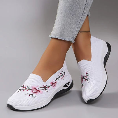 Womens Summer Breathable Mesh Flat Shoes  Lightweight Casual Sneakers For Everyday Comfort 4