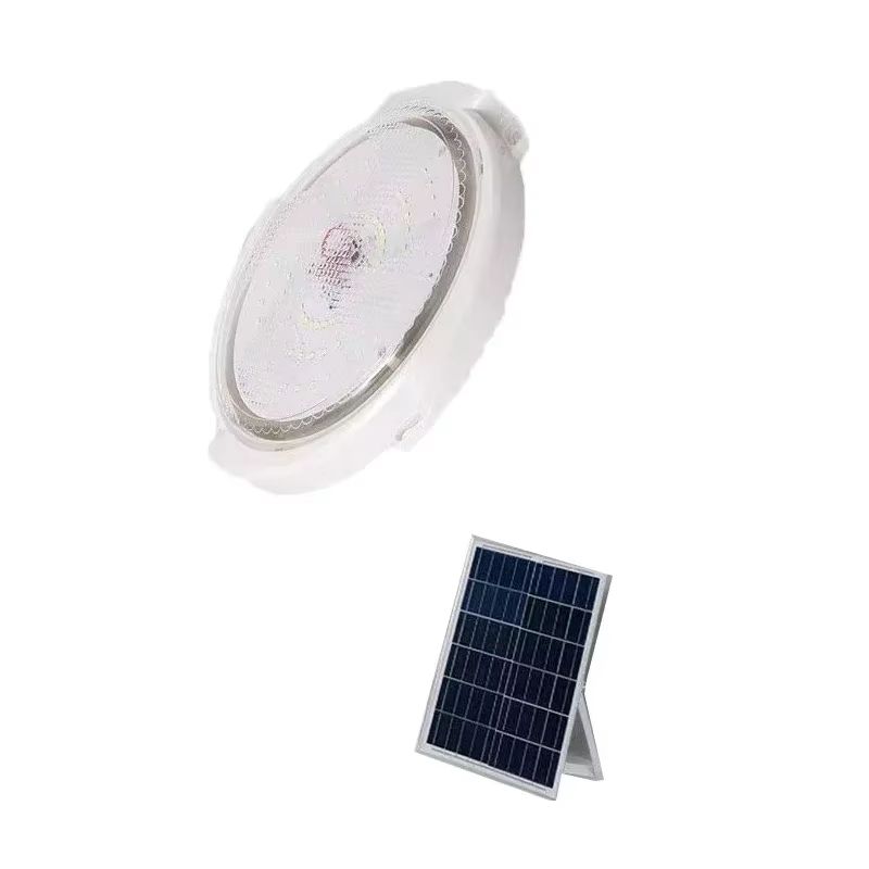 500W LED Solar Ceiling  Pendant Light  IndoorOutdoor SolarPowered Lamp For Garden Hallway And Home  5