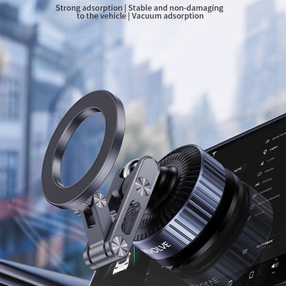 Vacuum Suction Foldable Car Phone Holder, Universal Magnetic Support Holder, Navigation Mount