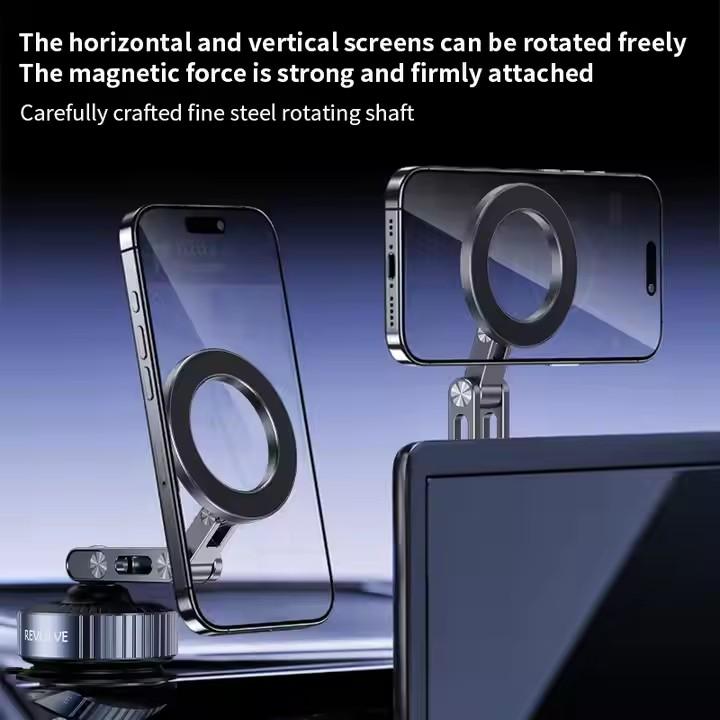 Vacuum Suction Foldable Car Phone Holder, Universal Magnetic Support Holder, Navigation Mount