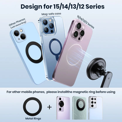 Magnetic Phone Car Mount, Air Vent Phone Holder, Magsafe Phone Holder for Cars, Car Cradle for iPhone