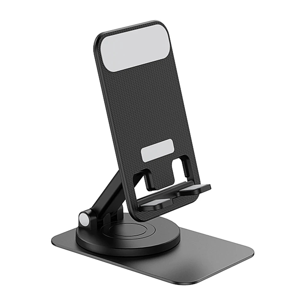 Portable Foldable, 360 Degree Rotating, Aluminum Alloy Phone Holder, Lazy Desktop Live Bracket, Metal Phablet Stand
