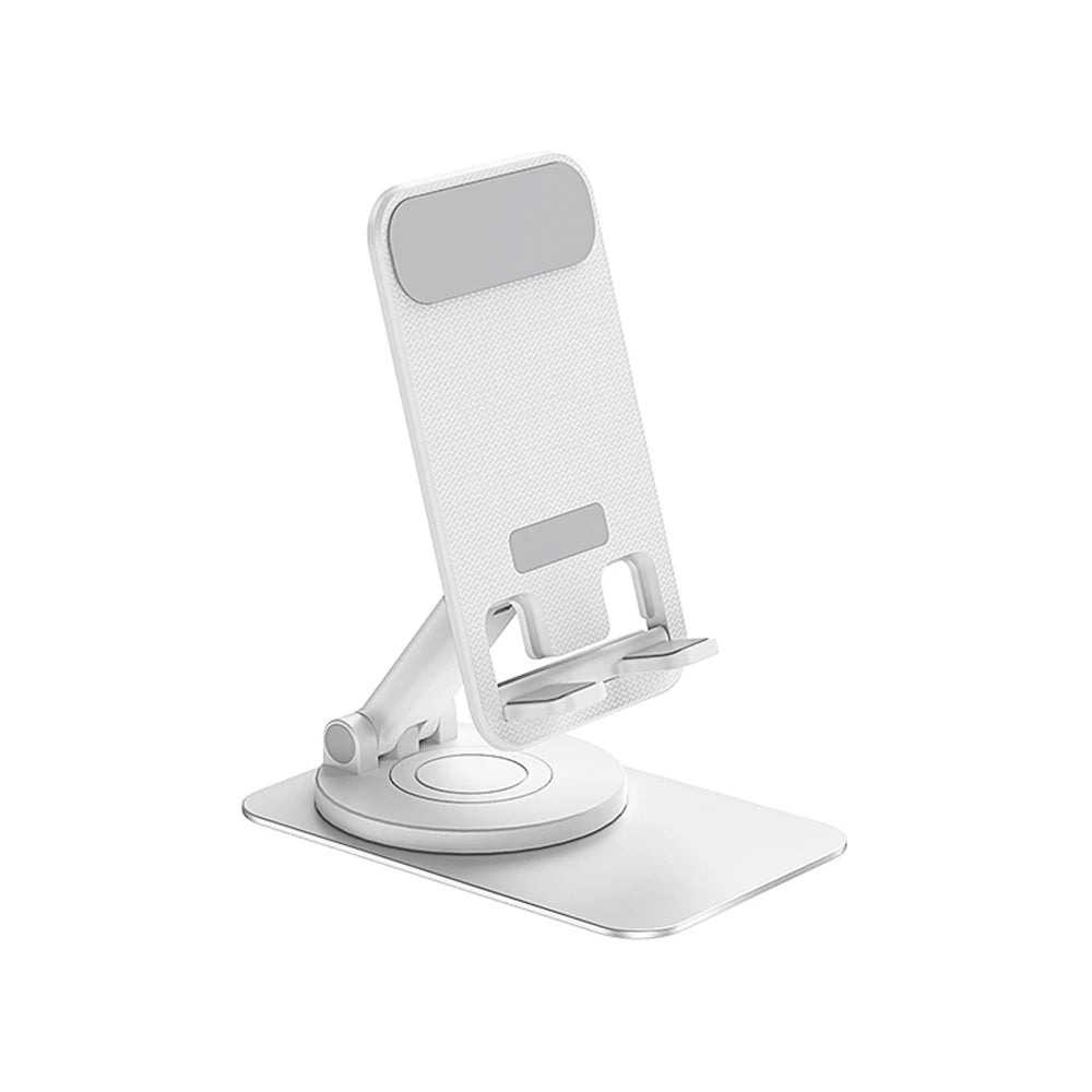 Portable Foldable, 360 Degree Rotating, Aluminum Alloy Phone Holder, Lazy Desktop Live Bracket, Metal Phablet Stand