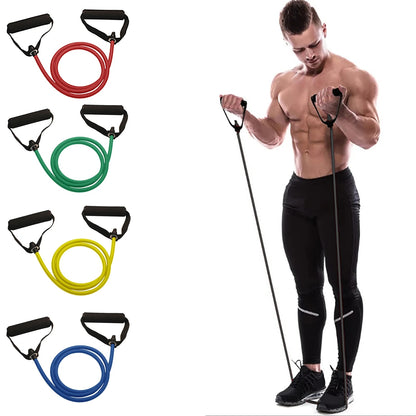 Build strength anywhere with Resistance Bands With Handles. Durable exercise bands for men & women, ideal workout equipm