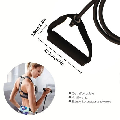 Build strength anywhere with Resistance Bands With Handles. Durable exercise bands for men & women, ideal workout equipm