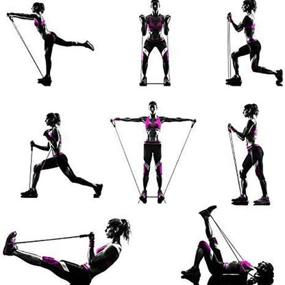 Build strength anywhere with Resistance Bands With Handles. Durable exercise bands for men & women, ideal workout equipm