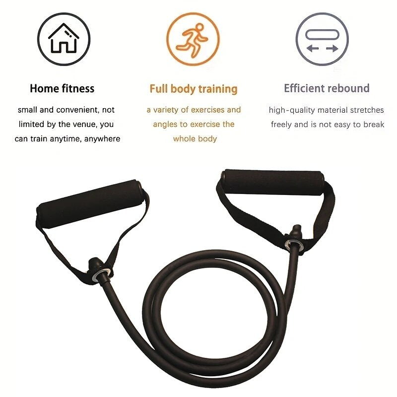 Build strength anywhere with Resistance Bands With Handles. Durable exercise bands for men & women, ideal workout equipm