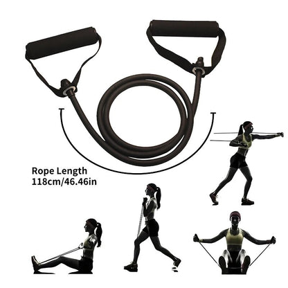 Build strength anywhere with Resistance Bands With Handles. Durable exercise bands for men & women, ideal workout equipm