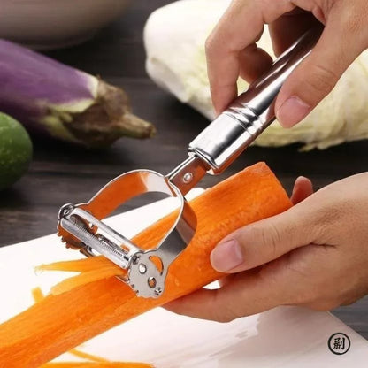 Stainless Steel Julienne Peeler Vegetable Fruit Slicer 2