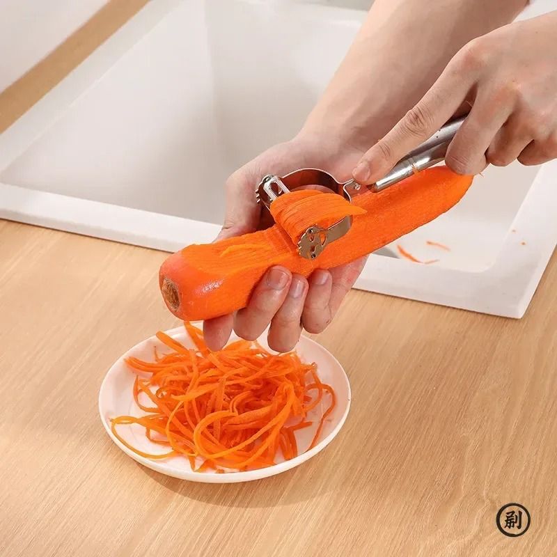 Stainless Steel Julienne Peeler Vegetable Fruit Slicer 3