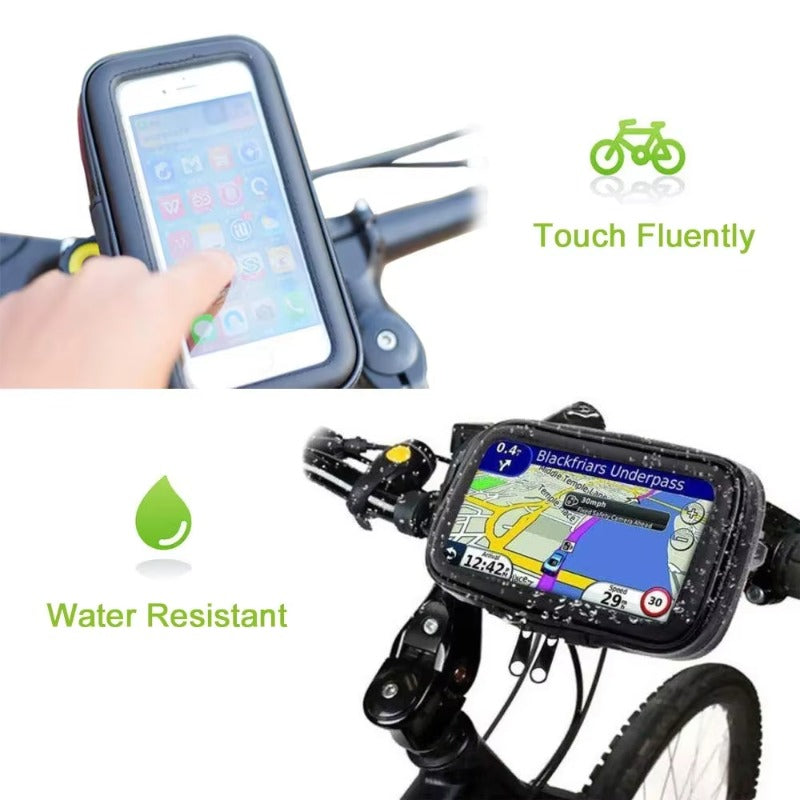 Bike Handlebar Phone Case Bag Waterproof Bicycle Phone Holder For IPhone Samsung Bike Phone Stand M 2