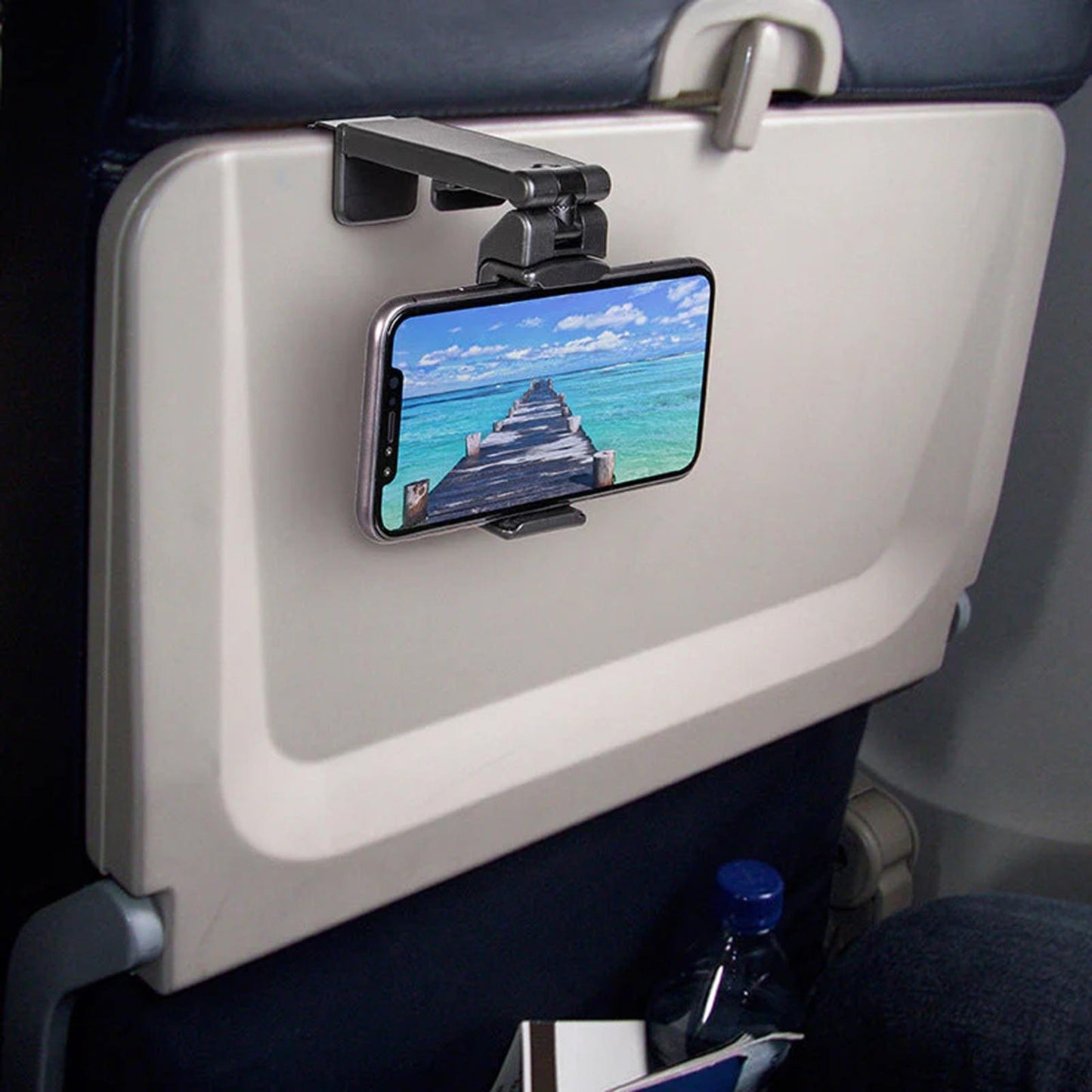 Rotatable Desktop Cellphone Holder Travel Portable Mobile Phone Holder Airplane Phone Holder Foldab 4