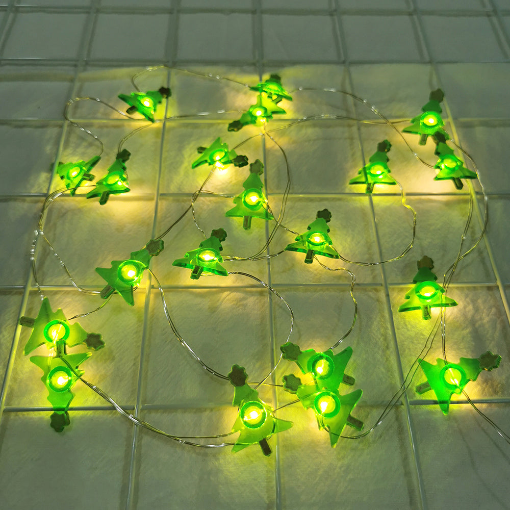 Santa Claus Snowman LED String Lights,Runtowo Christmas Home Decor,Xmas Tree Ornaments,Holiday Decoration