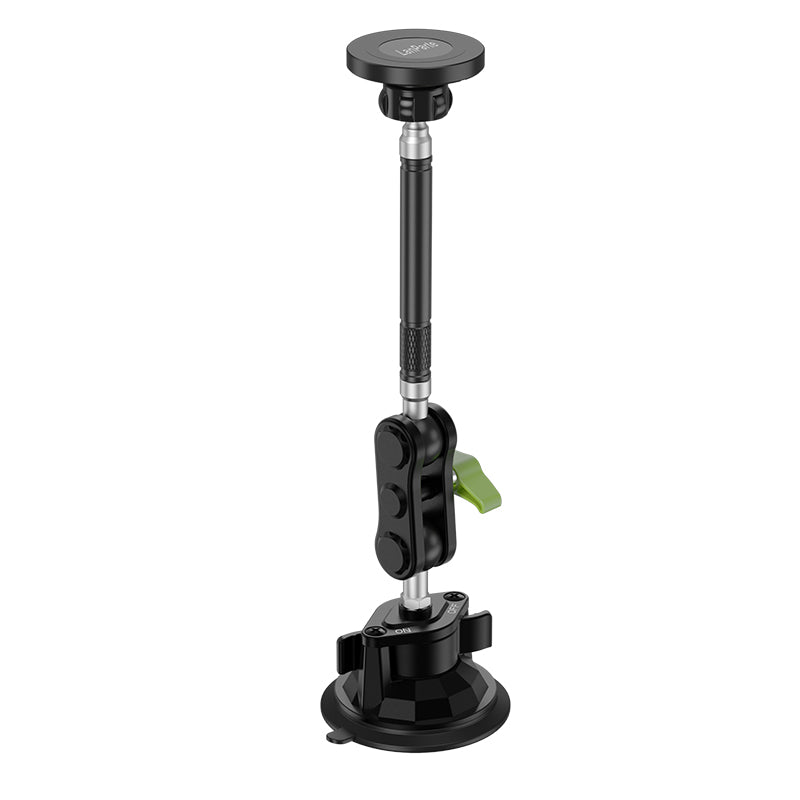 Magnetic Car Phone Holder, Dashboard Phone Mount, 360 Rotating Suction Cup, Strong Sticky, Anti-Shake