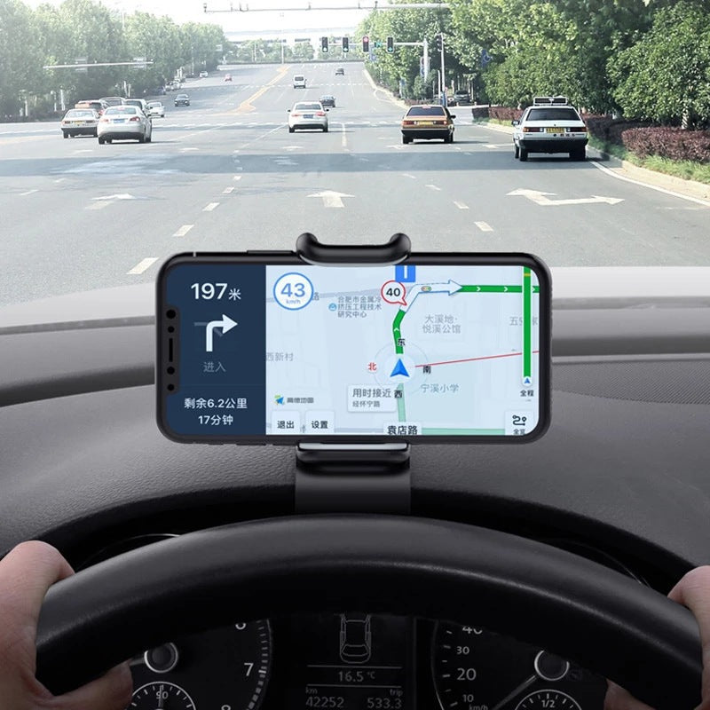 Smart Phone Stand Holder GPS, 360 Degrees Adjustable Car Phone Holder, Car Mobile Phone Holder For iPhone Xiaomi Huawei
