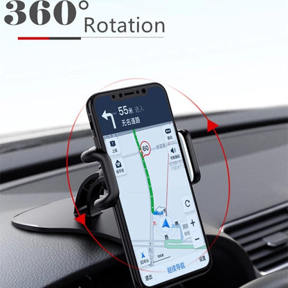 Smart Phone Stand Holder GPS, 360 Degrees Adjustable Car Phone Holder, Car Mobile Phone Holder For iPhone Xiaomi Huawei