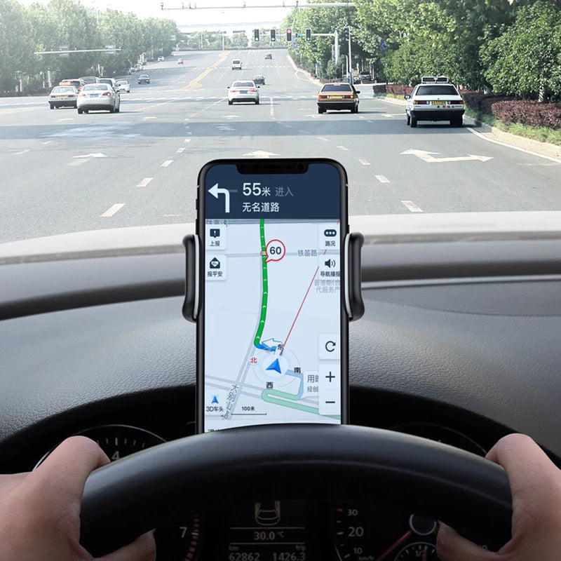 Smart Phone Stand Holder GPS, 360 Degrees Adjustable Car Phone Holder, Car Mobile Phone Holder For iPhone Xiaomi Huawei