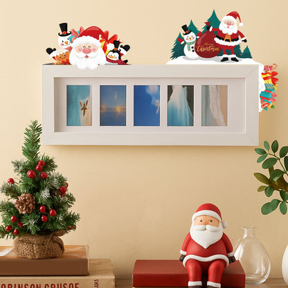 Santa Claus Switch Sticker Christmas Decoration,Penguin Xmas Wall Decal,Merry Christmas Home Decor,Navidad Ornament gift