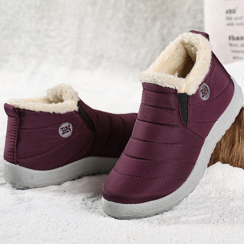 Winter Shoes for Men,Warm Fur Ankle Boots, Mens Casual Snow Boots,Botas Hombre Couple Booties,Outdoor Cold Weather foot