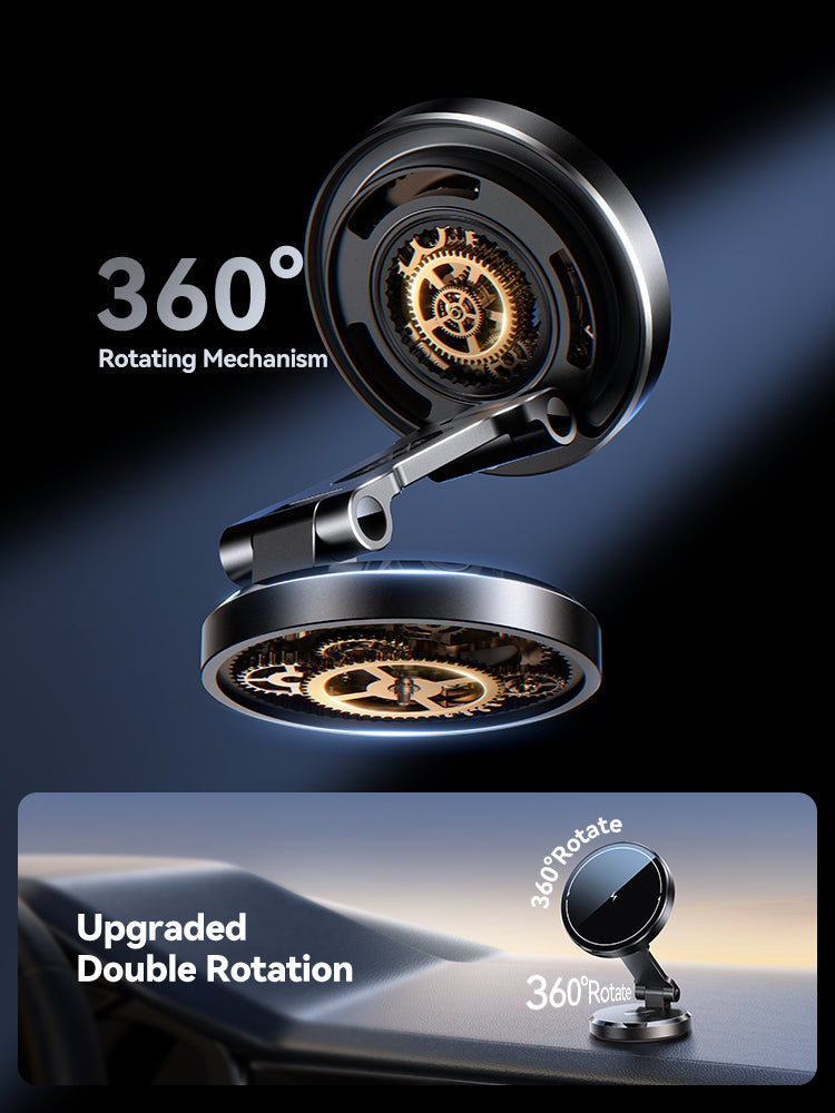 Rotatable Charging Panel Wireless Charging Magnetic Phone Mount Magnetic Car Holder Charger 1
