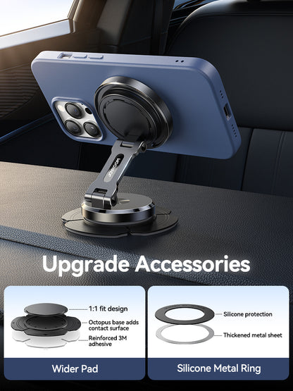 Rotatable Charging Panel Wireless Charging Magnetic Phone Mount Magnetic Car Holder Charger 2