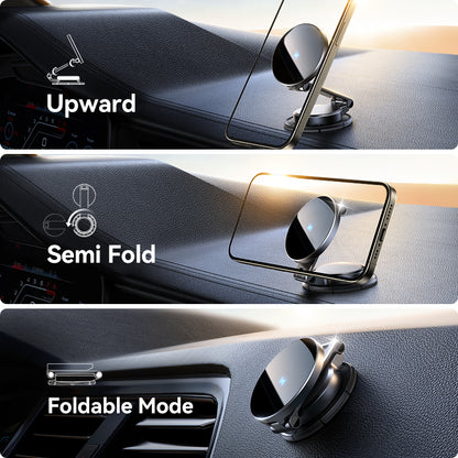 15W Wireless Charging Car Mount Magnetic N55 360 Rotation Foldable Phone Holder Fast Charger 3