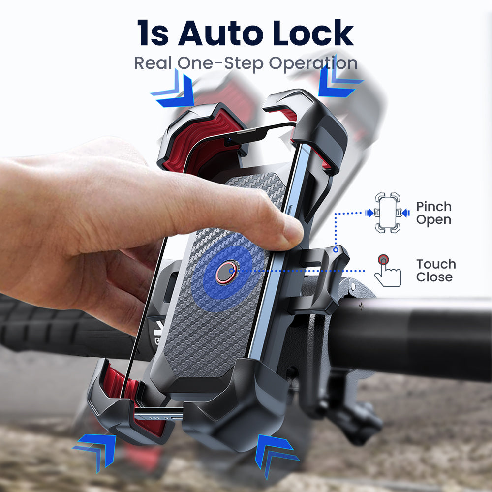 Mobile Phone Stand Shockproof Bracket 360 View Universal Motorcycle Phone Holder Bicycle Phone Hold 2