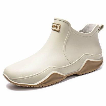 Men  Womens Fashionable Ankle Rain Boots AntiSlip Waterproof Shoes Durable Work Boots For Summer  W 11
