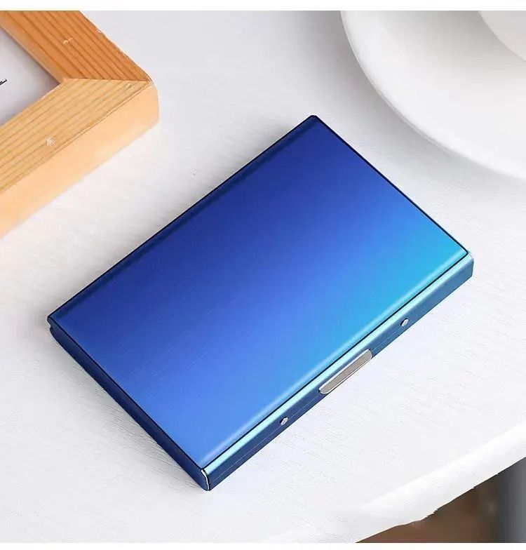 Slim Metal Card Holder Wallet With RFID Protection 9